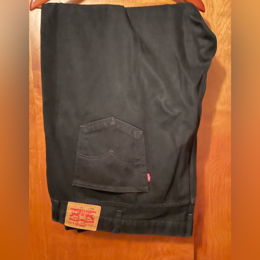Levi Strauss big and tall black jeans